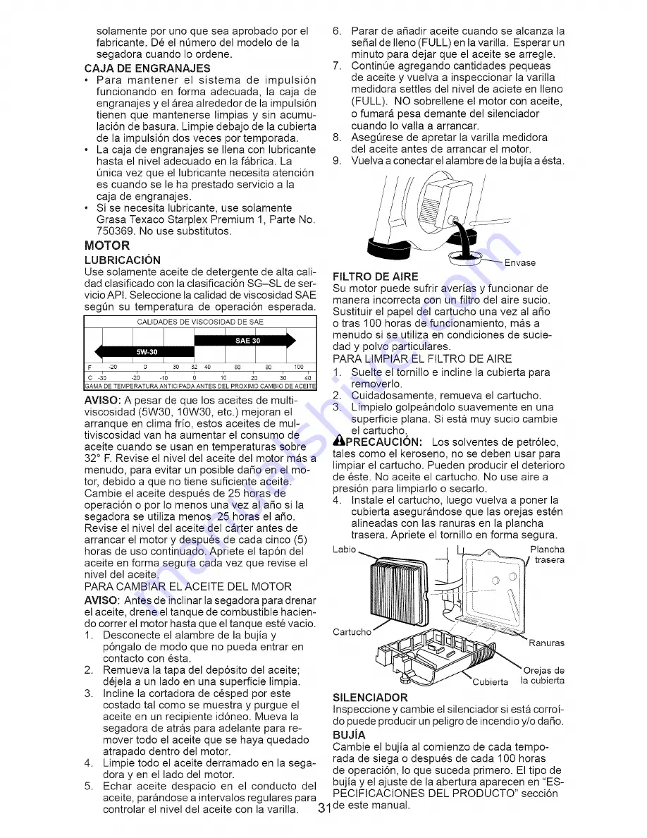 Craftsman 917.371622 Owner'S Manual Download Page 31