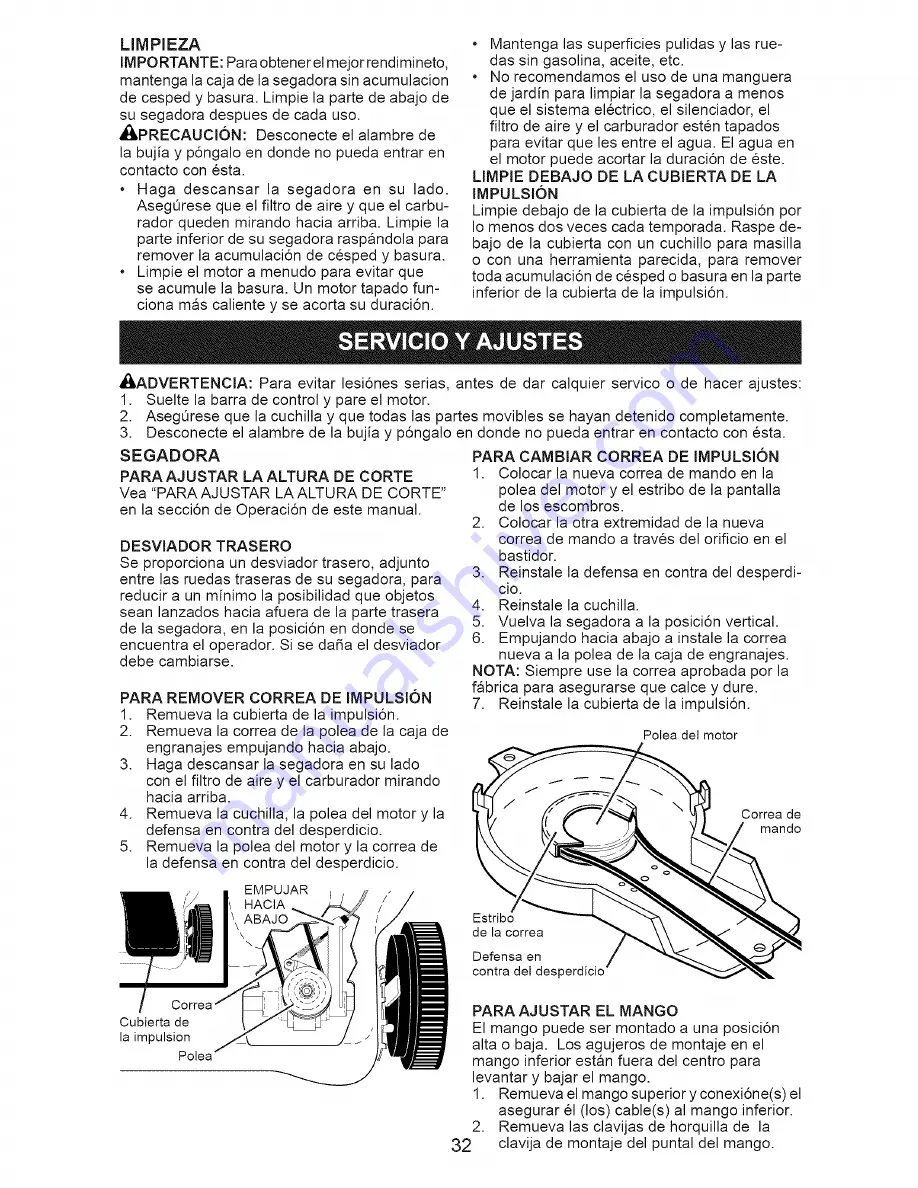 Craftsman 917.371622 Owner'S Manual Download Page 32