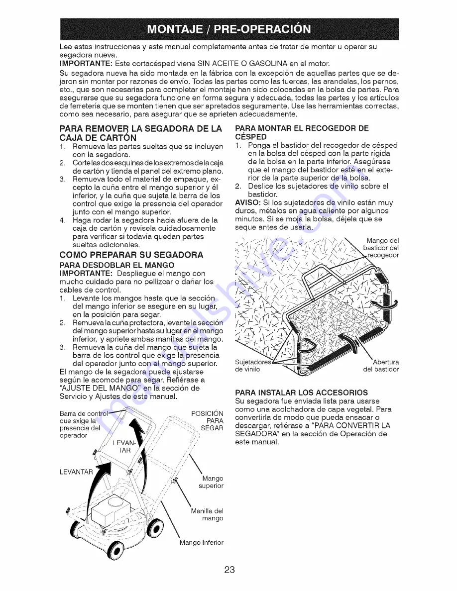 Craftsman 917.371624 Owner'S Manual Download Page 23