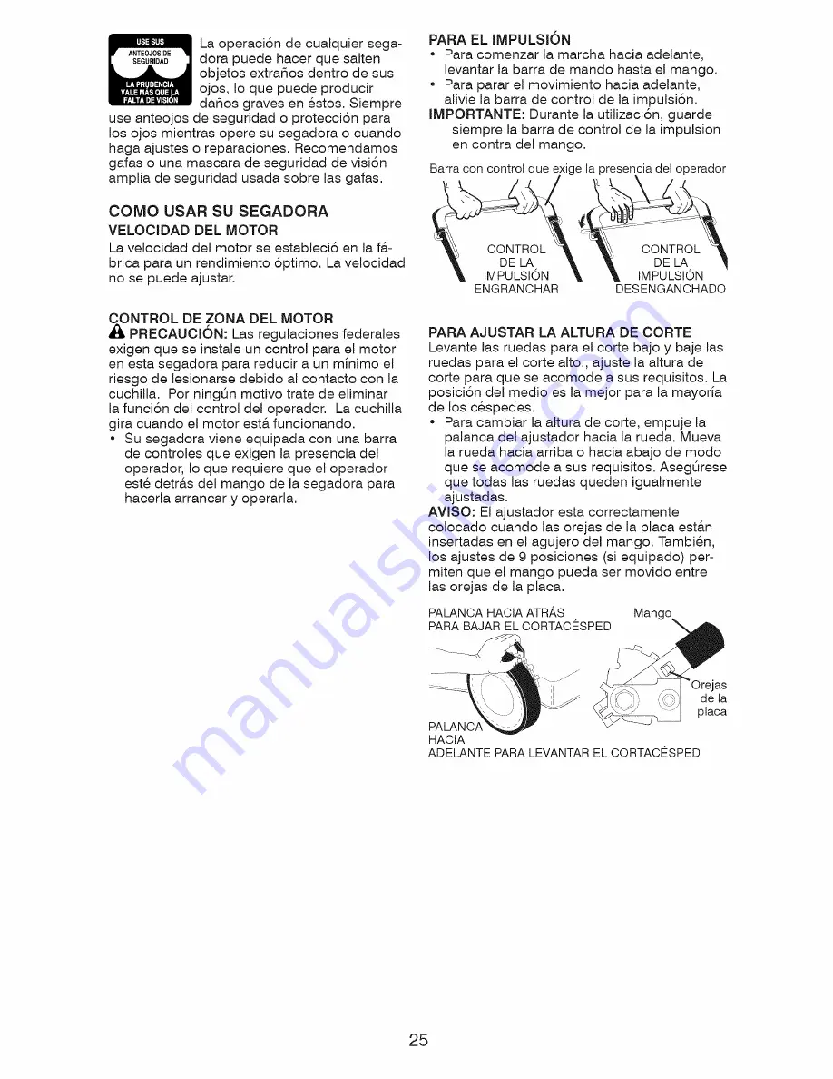 Craftsman 917.371624 Owner'S Manual Download Page 25