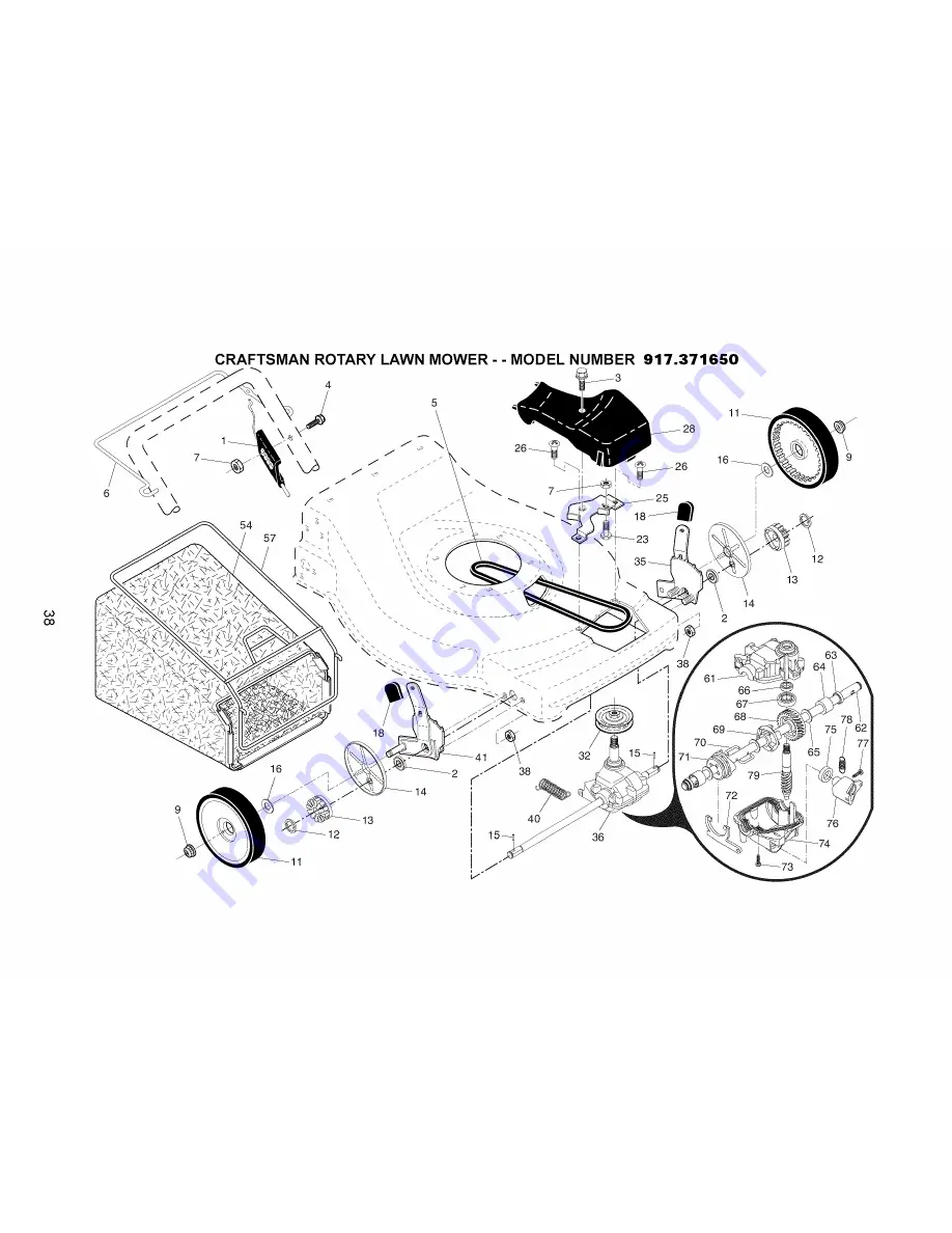 Craftsman 917.371650 Owner'S Manual Download Page 38