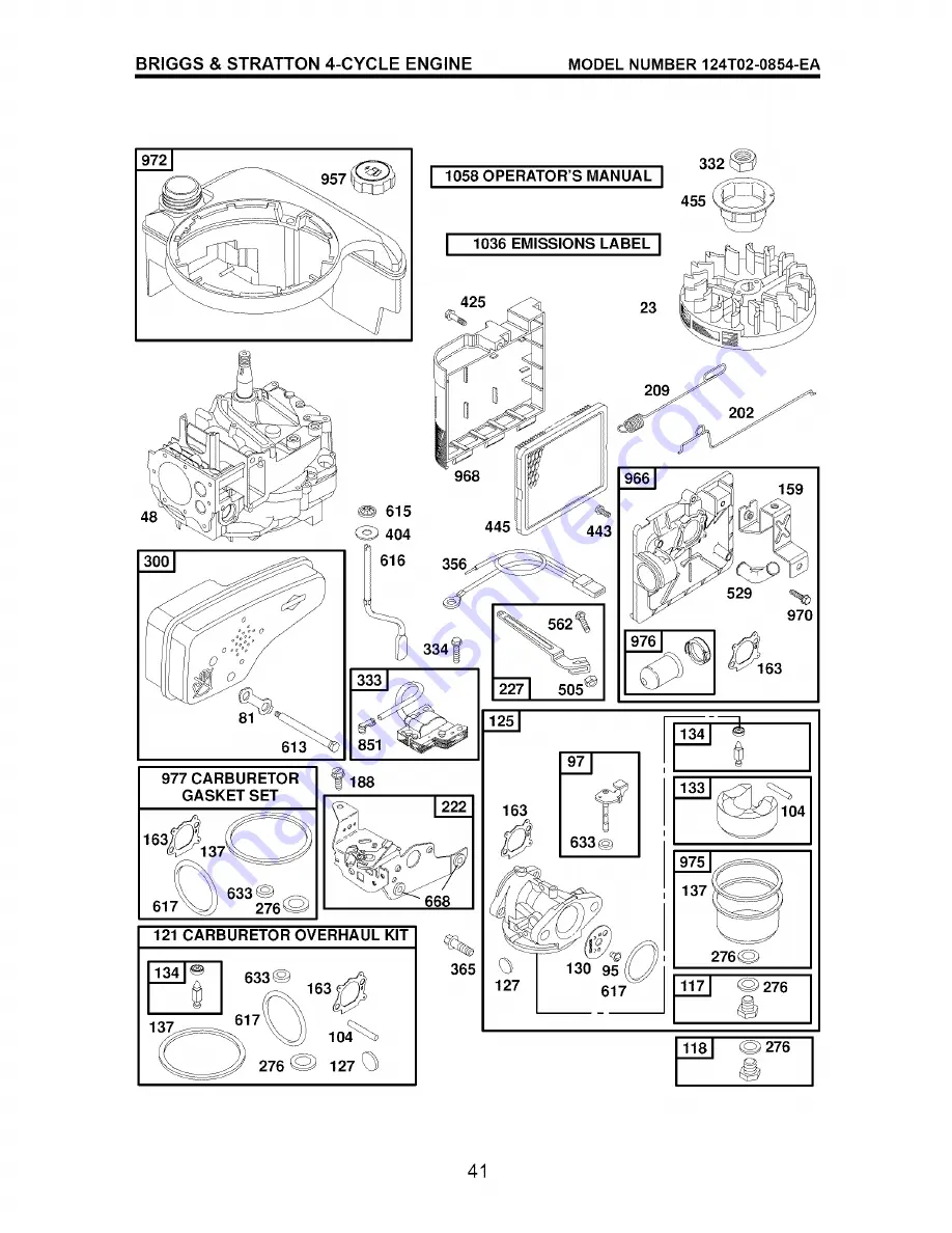 Craftsman 917.371651 Owner'S Manual Download Page 41