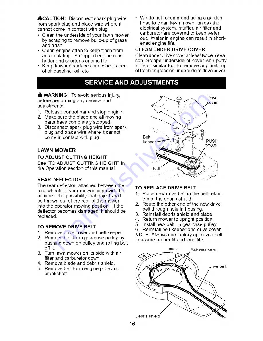 Craftsman 917.371660 Owner'S Manual Download Page 16