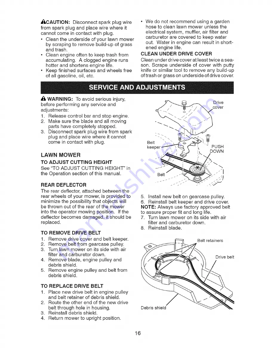 Craftsman 917.371661 Owner'S Manual Download Page 16