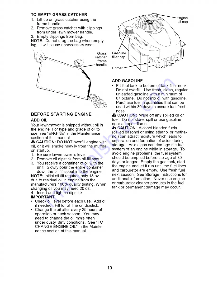 Craftsman 917.371670 Owner'S Manual Download Page 10