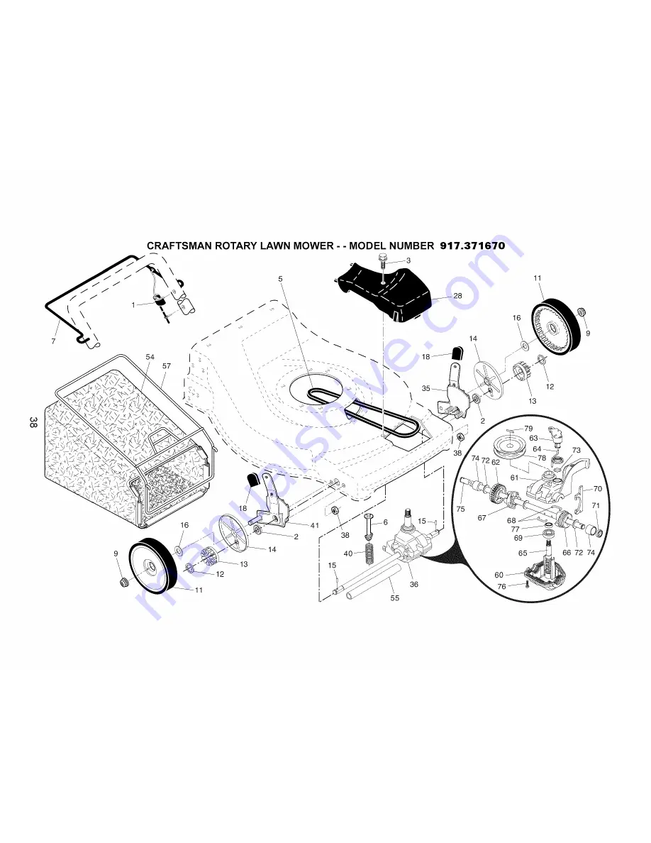 Craftsman 917.371670 Owner'S Manual Download Page 38