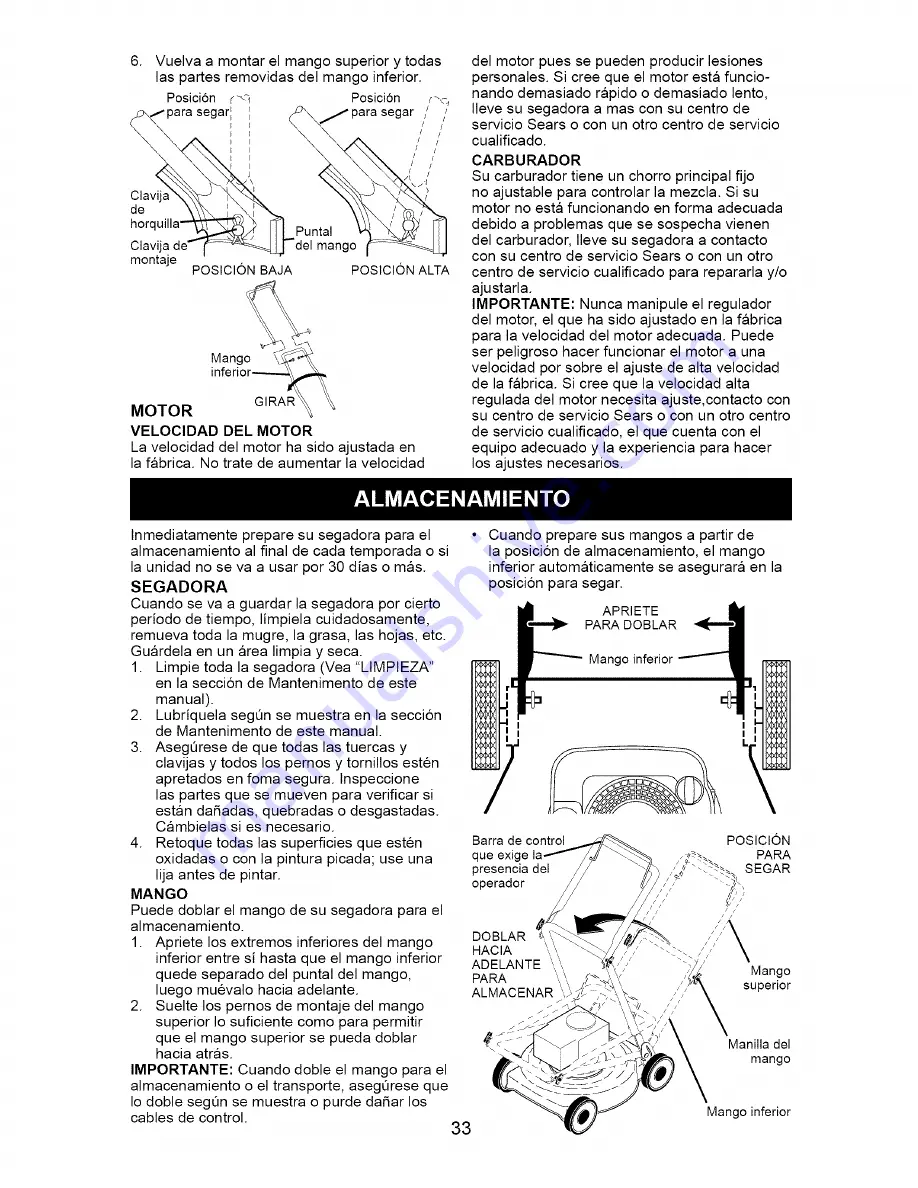 Craftsman 917.371671 Owner'S Manual Download Page 33