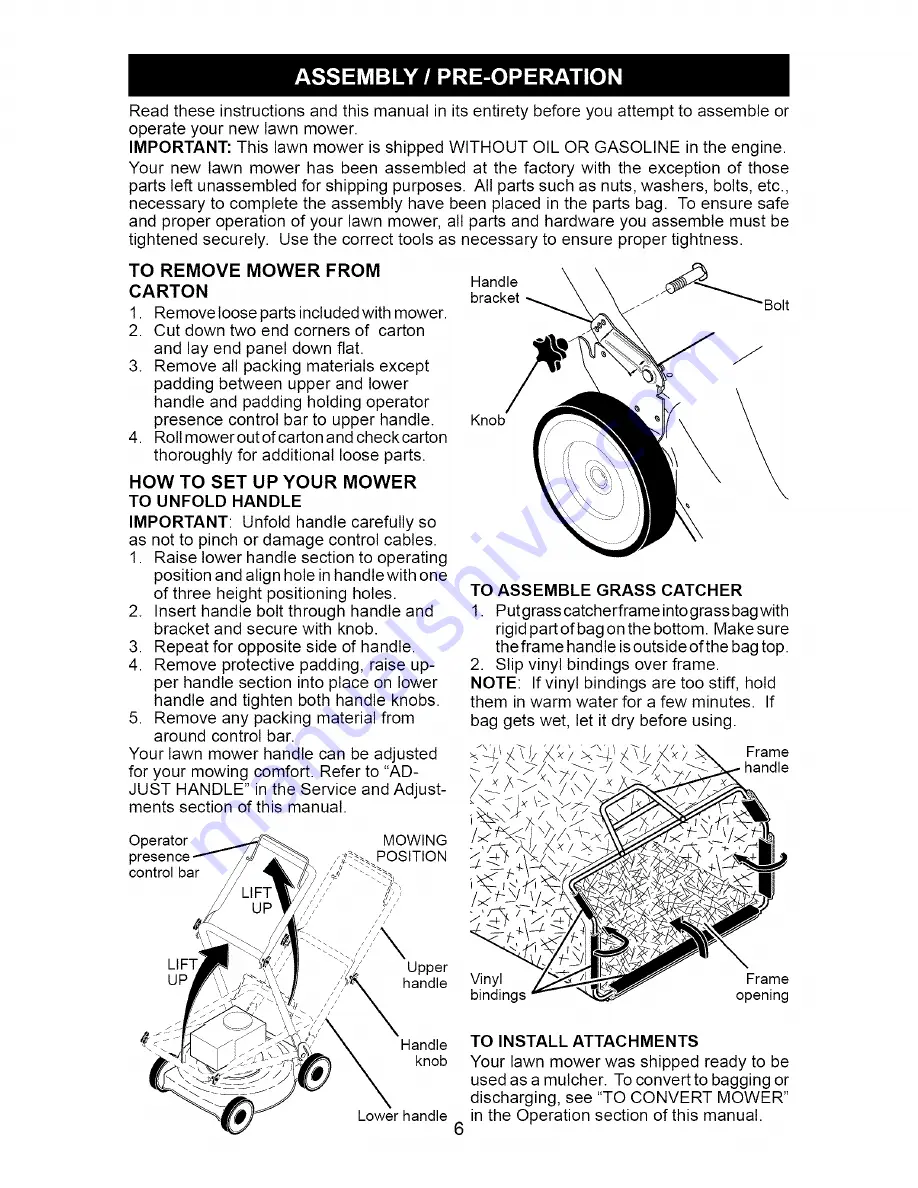 Craftsman 917.371700 Owner'S Manual Download Page 6