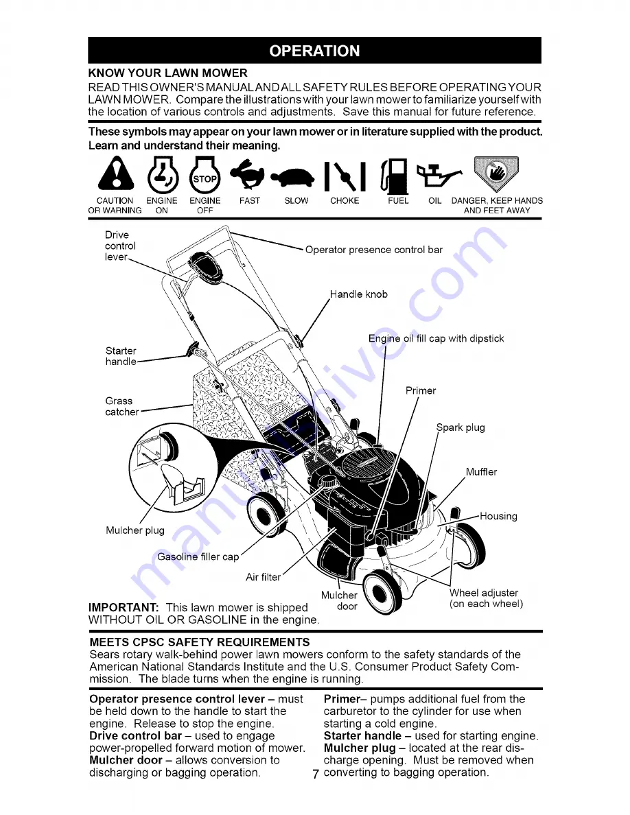 Craftsman 917.371700 Owner'S Manual Download Page 7