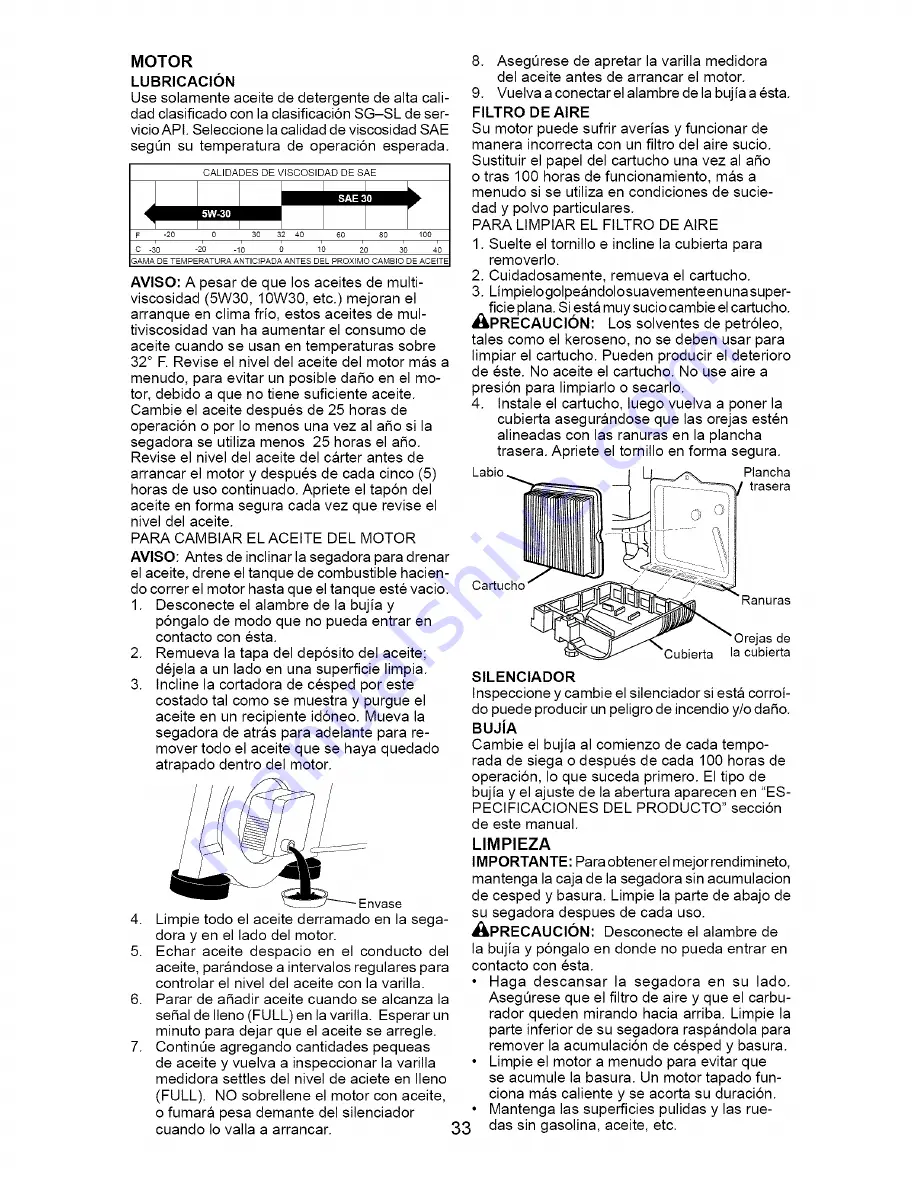 Craftsman 917.371710 Owner'S Manual Download Page 33