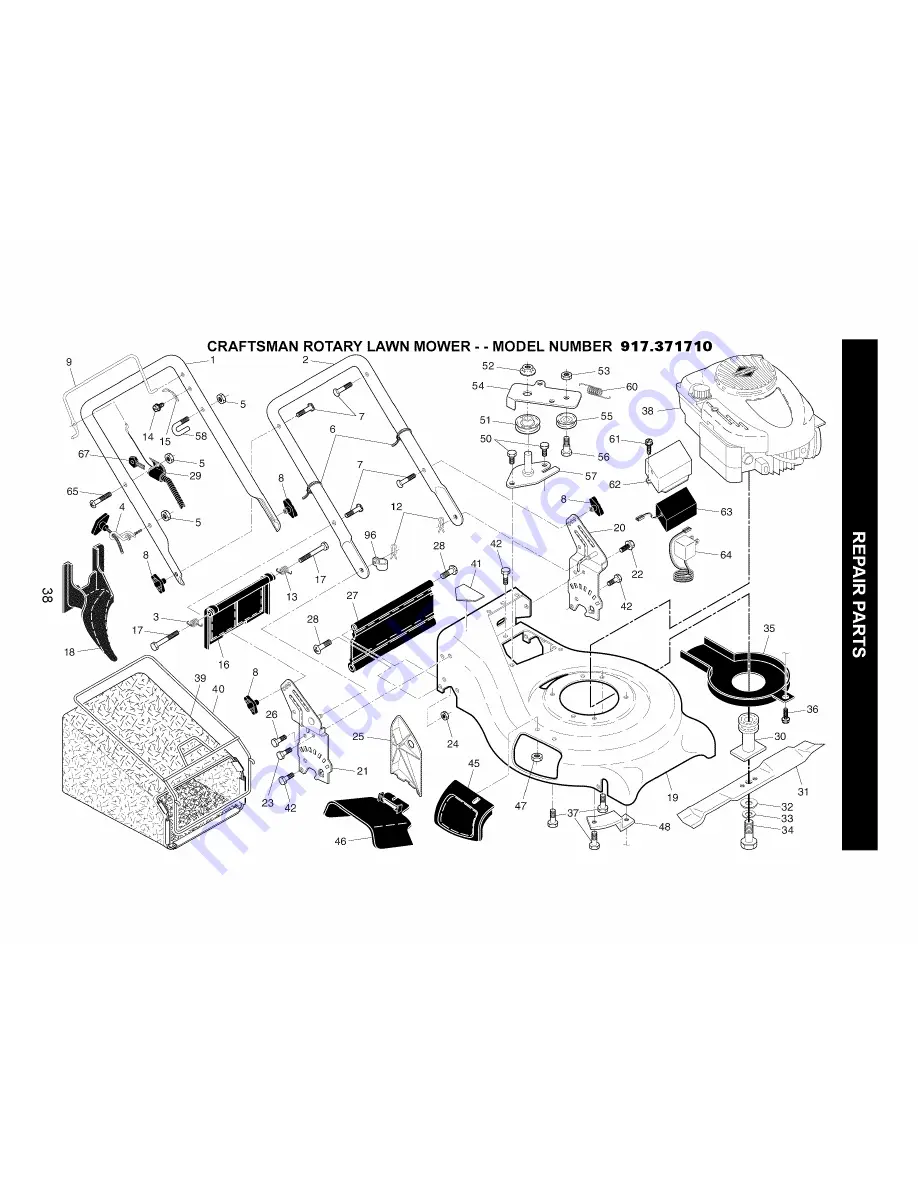 Craftsman 917.371710 Скачать руководство пользователя страница 38