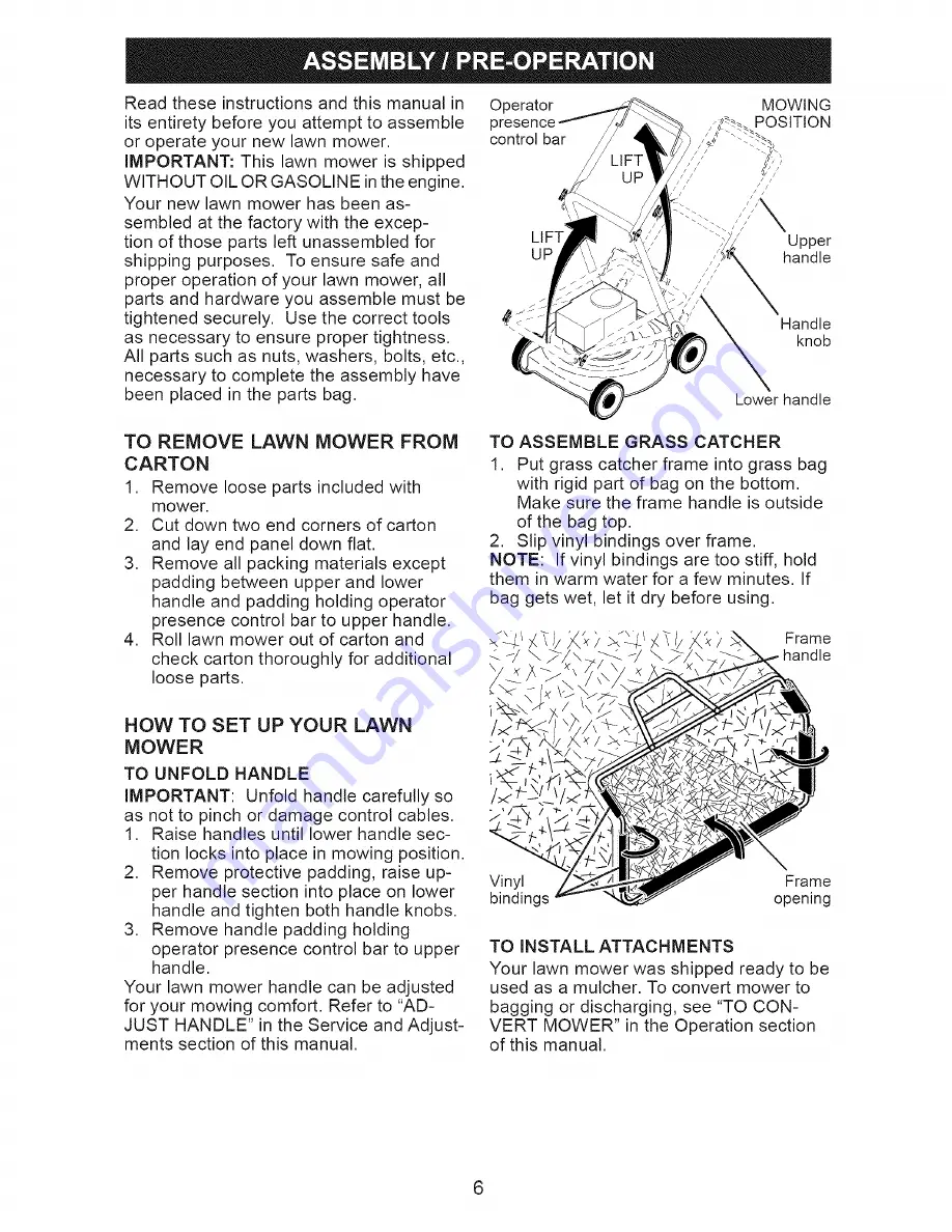 Craftsman 917.371722 Owner'S Manual Download Page 6