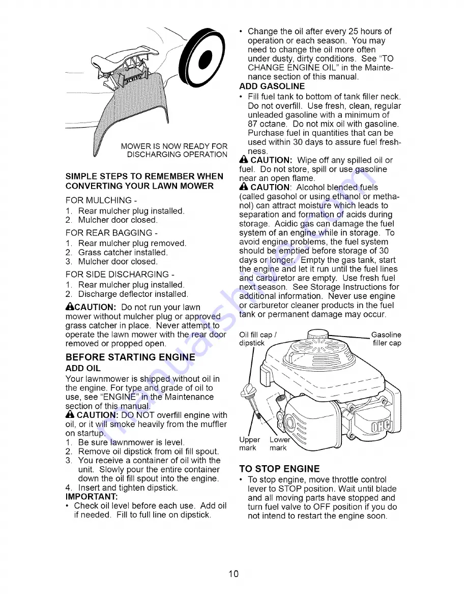 Craftsman 917.371821 Owner'S Manual Download Page 10