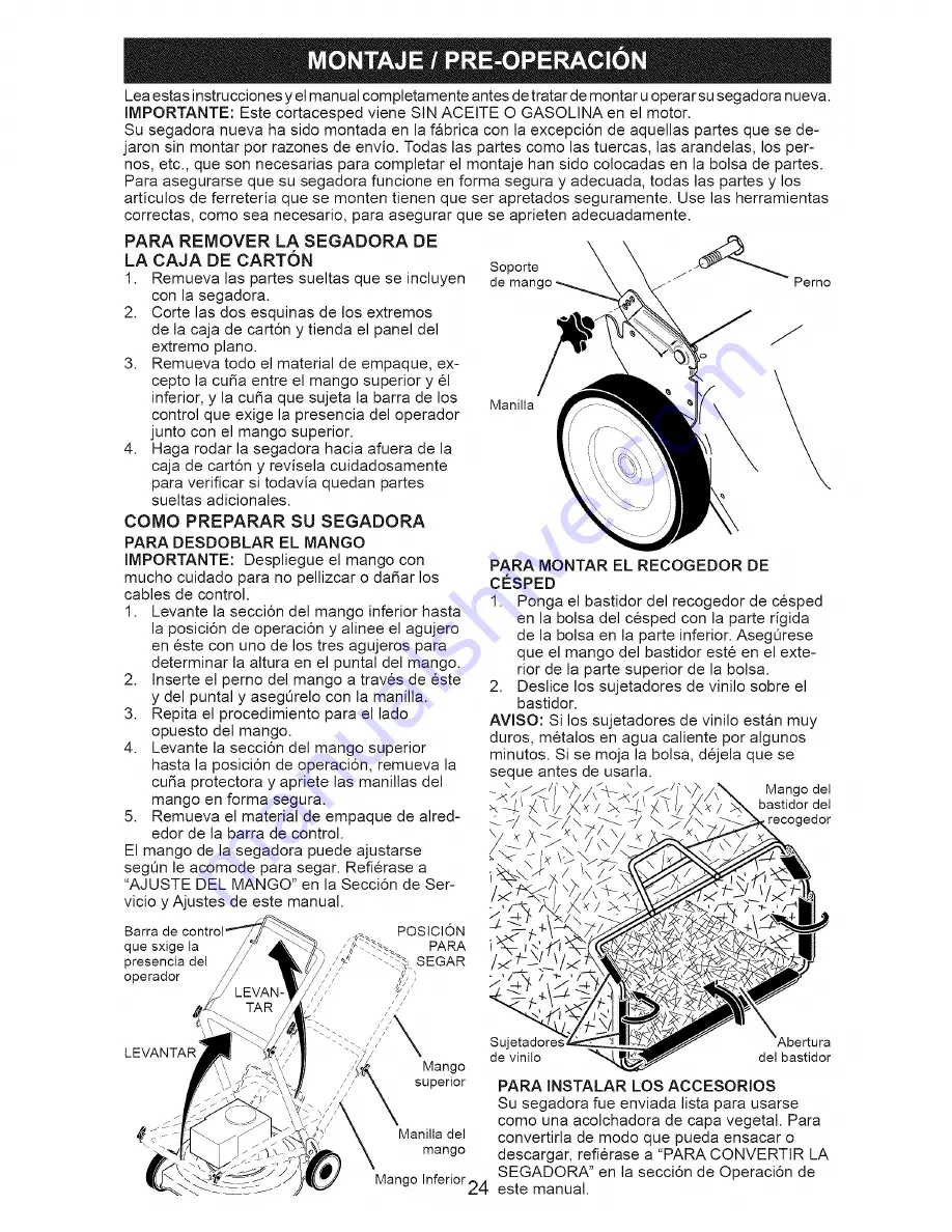 Craftsman 917.371830 Owner'S Manual Download Page 24