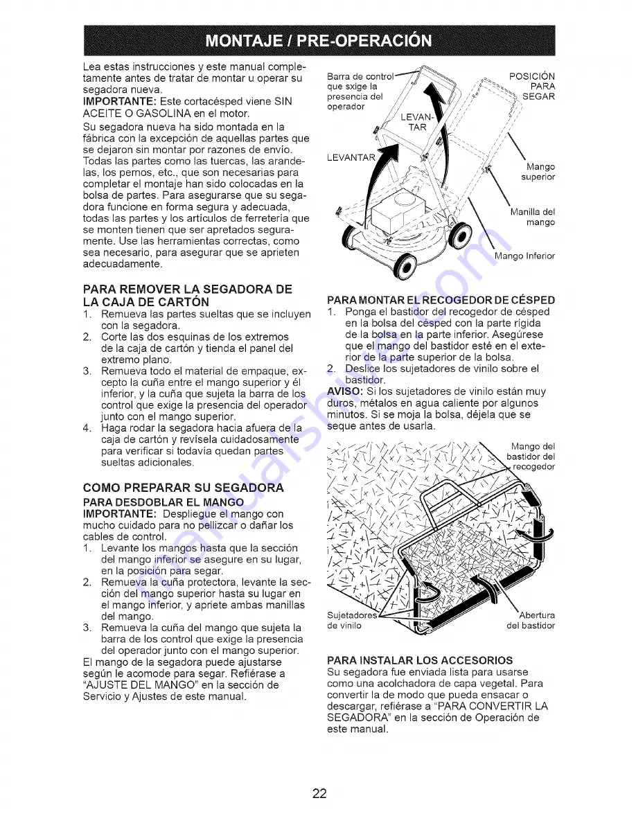 Craftsman 917.371890 Скачать руководство пользователя страница 22