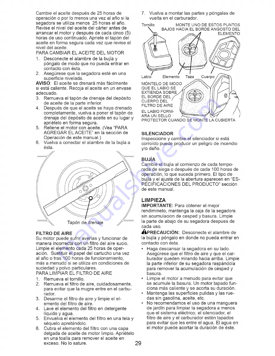 Craftsman 917.371890 Owner'S Manual Download Page 29