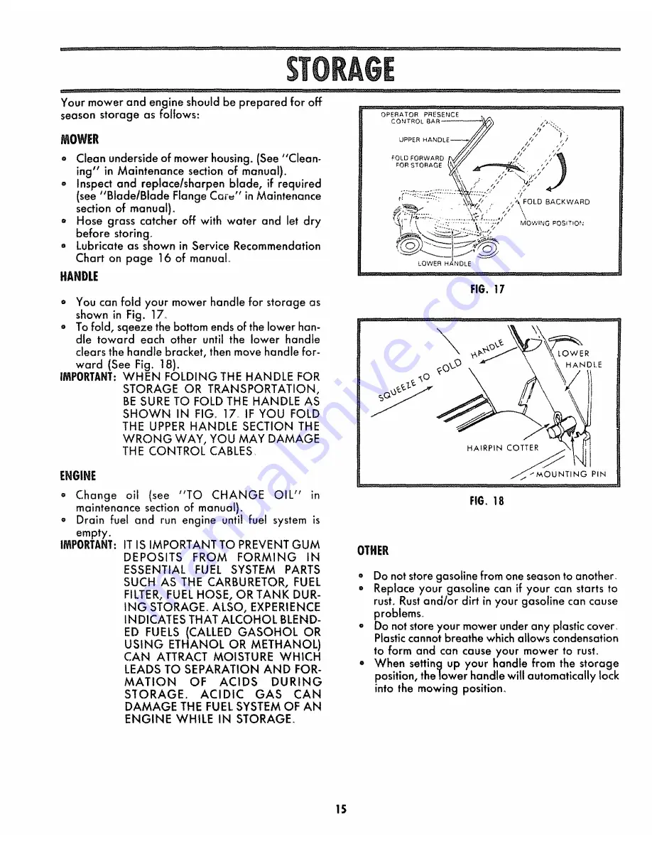 Craftsman 917.372230 Owner'S Manual Download Page 15