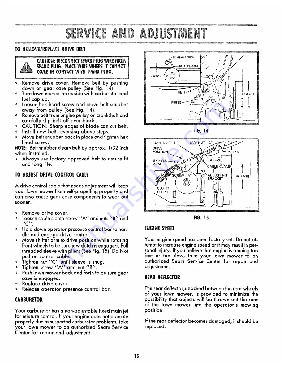 Craftsman 917.372290 Owner'S Manual Download Page 15