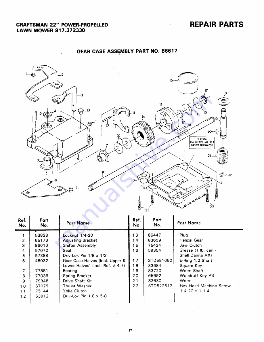 Craftsman 917.372330 Owner'S Manual Download Page 17