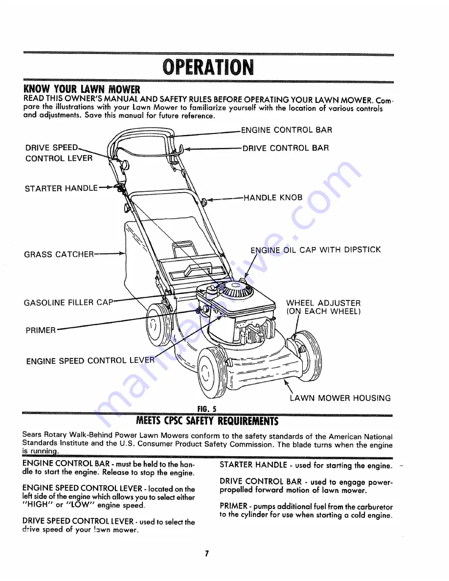 Craftsman 917.372451 Owner'S Manual Download Page 7