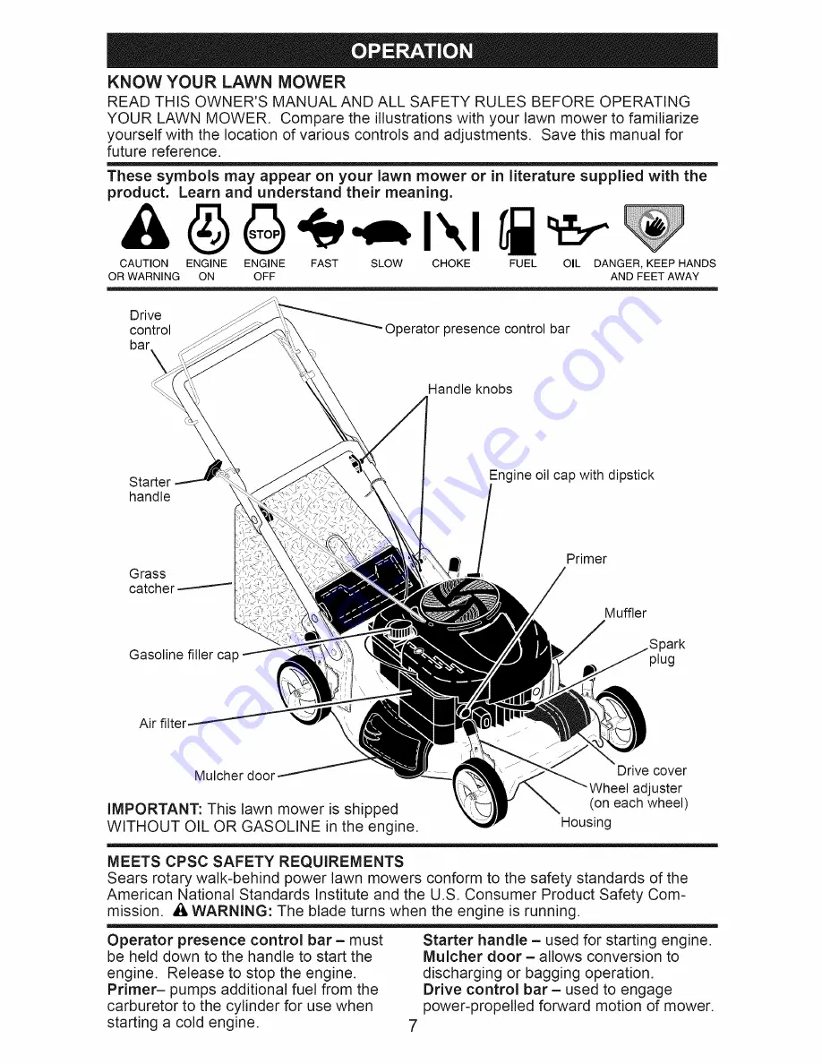 Craftsman 917.374010 Скачать руководство пользователя страница 7