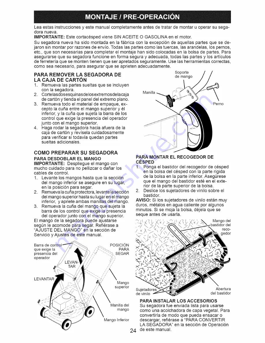 Craftsman 917.374010 Owner'S Manual Download Page 24