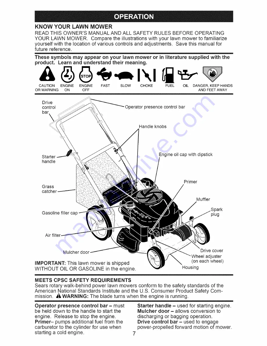 Craftsman 917.374020 Скачать руководство пользователя страница 7