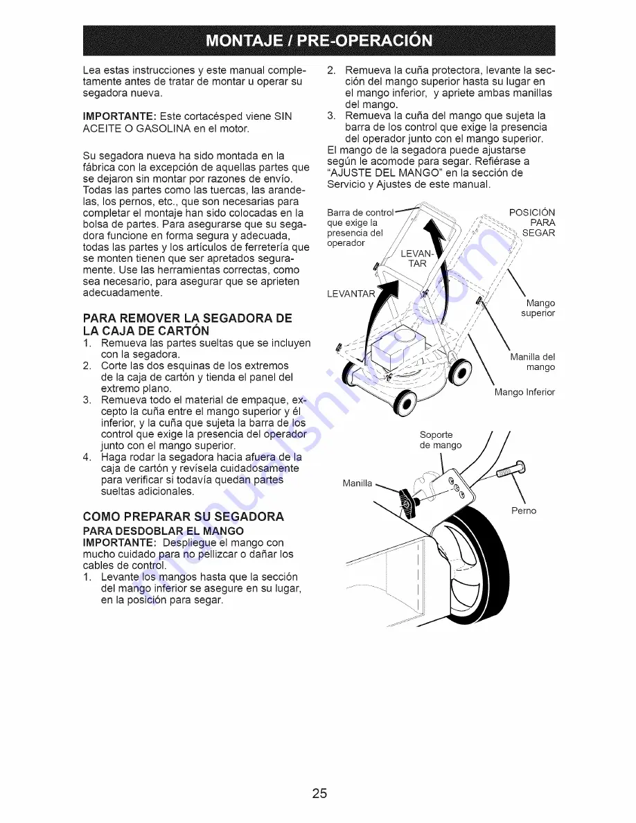 Craftsman 917.374060 Owner'S Manual Download Page 25