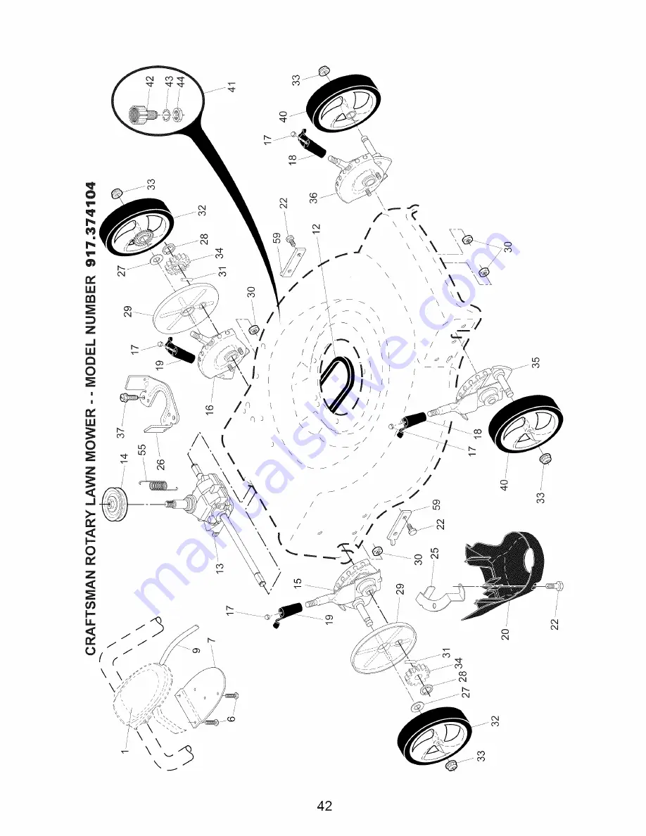 Craftsman 917.374104 Скачать руководство пользователя страница 42