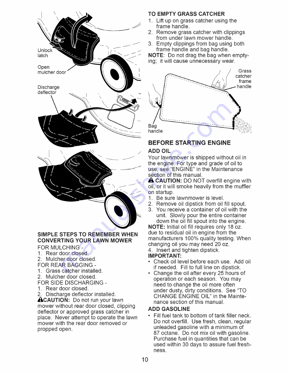 Craftsman 917.374170 Owner'S Manual Download Page 10