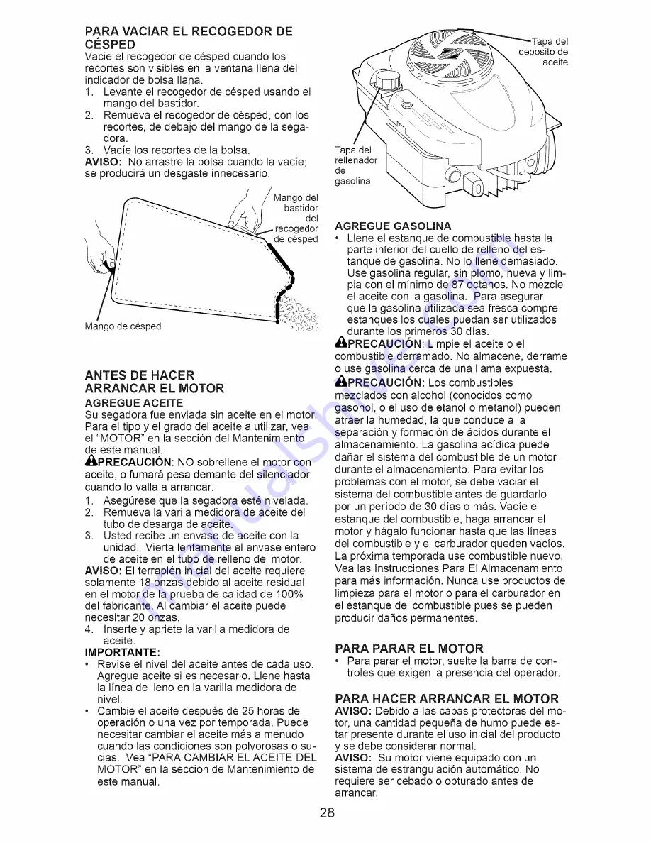 Craftsman 917.374354 Скачать руководство пользователя страница 28