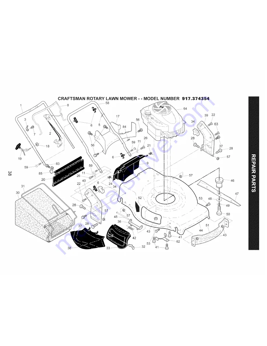 Craftsman 917.374354 Скачать руководство пользователя страница 38