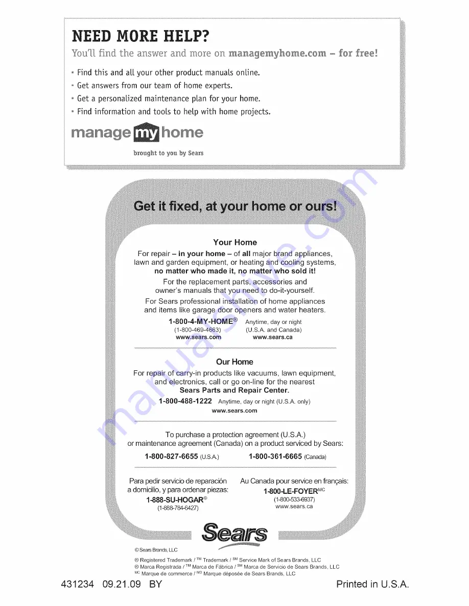 Craftsman 917.374354 Owner'S Manual Download Page 48