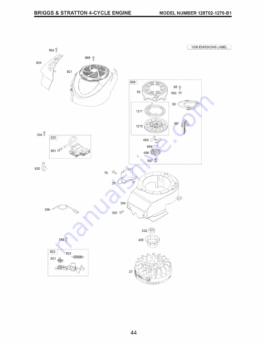 Craftsman 917.374540 Owner'S Manual Download Page 44