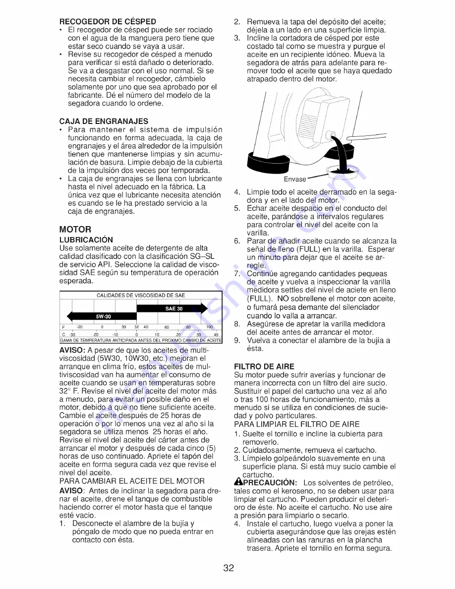 Craftsman 917.374542 Owner'S Manual Download Page 32