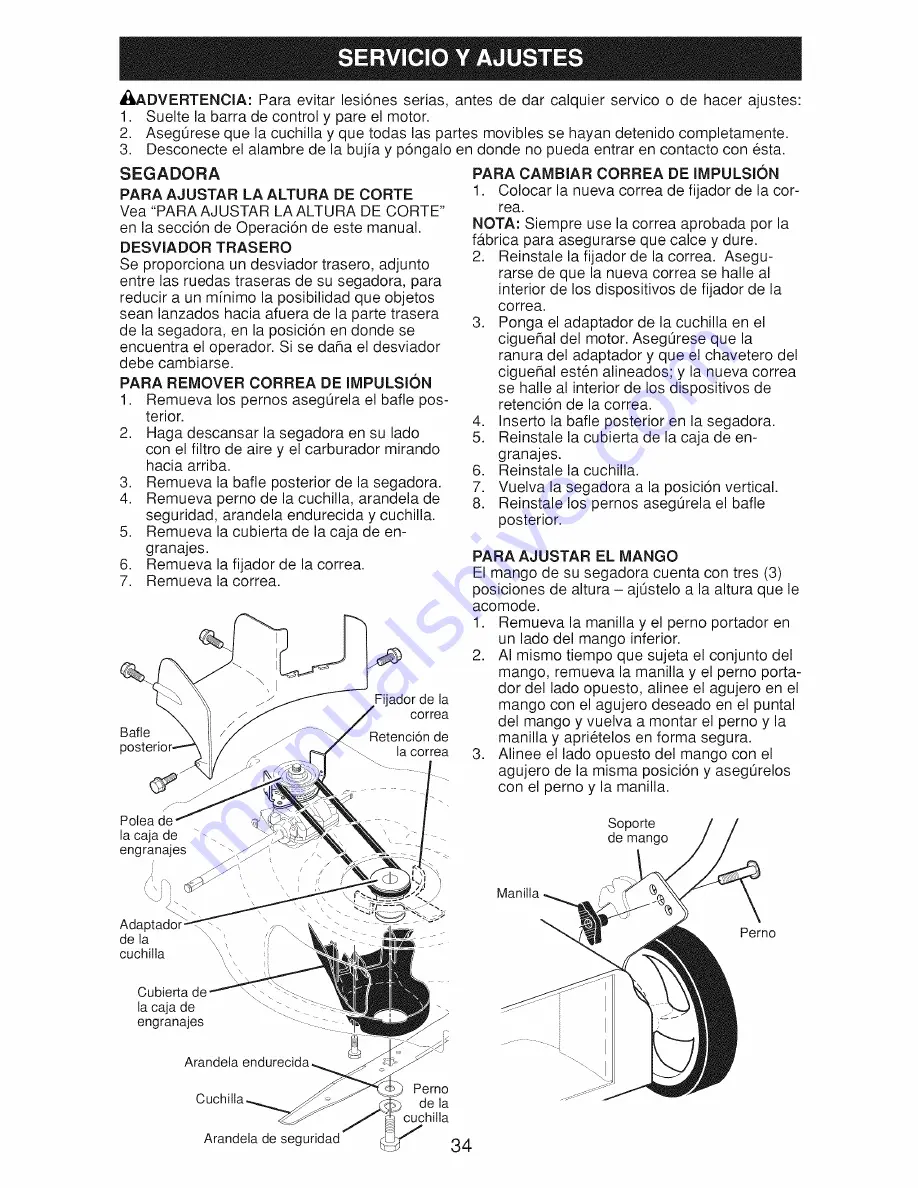 Craftsman 917.374542 Owner'S Manual Download Page 34