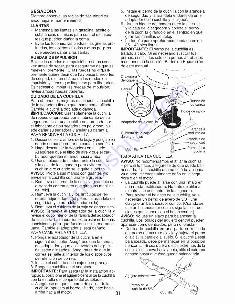 Craftsman 917.374542 Owner'S Manual Download Page 79