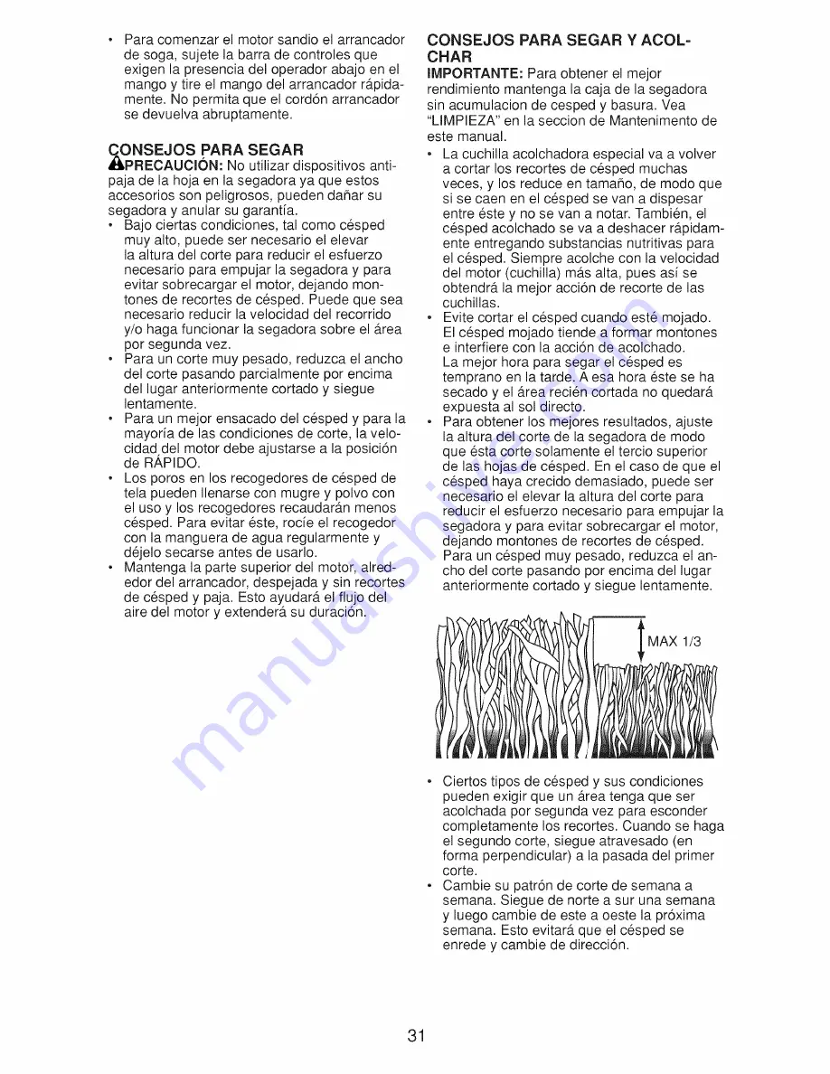 Craftsman 917.374550 Owner'S Manual Download Page 31