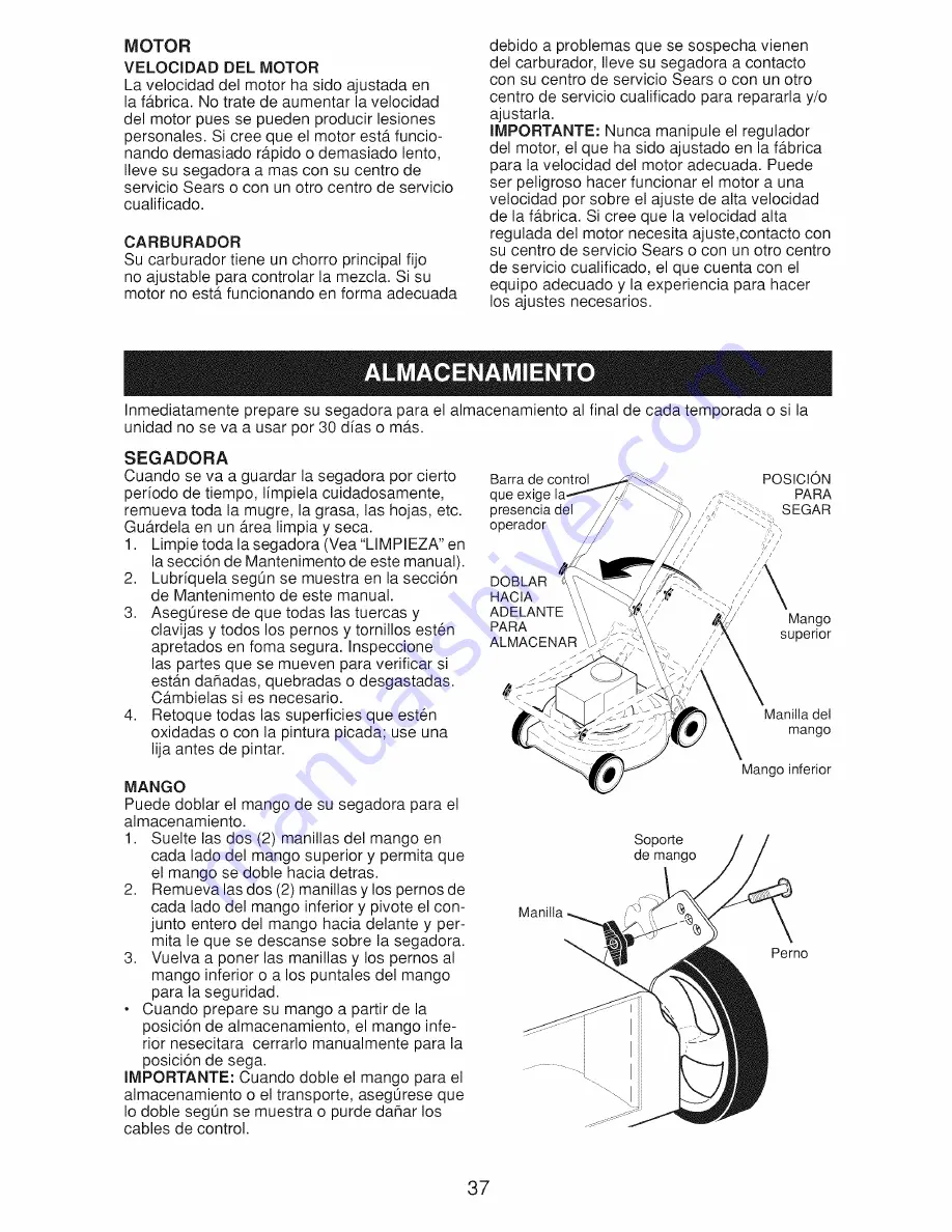 Craftsman 917.374550 Скачать руководство пользователя страница 37