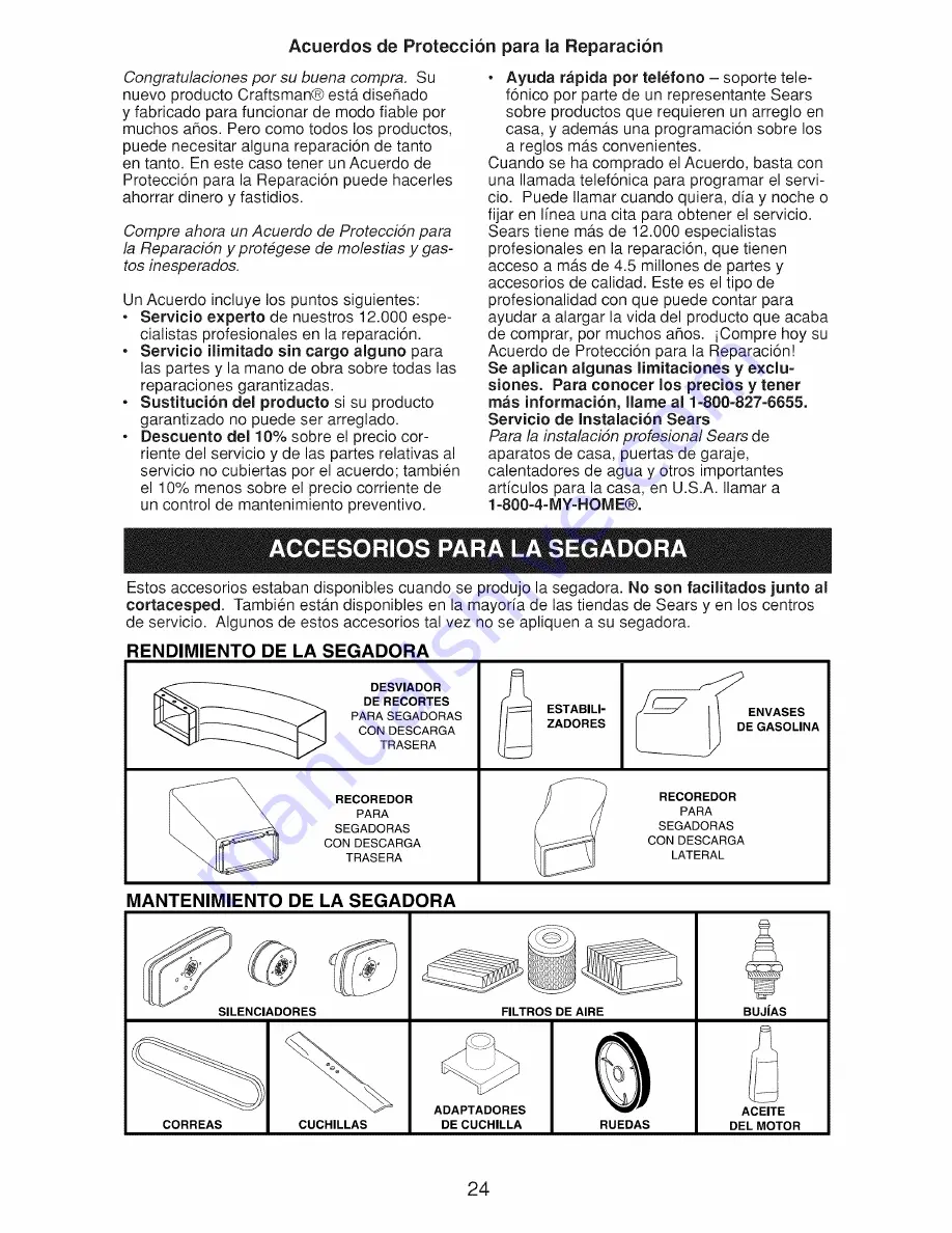 Craftsman 917.374550 Owner'S Manual Download Page 76