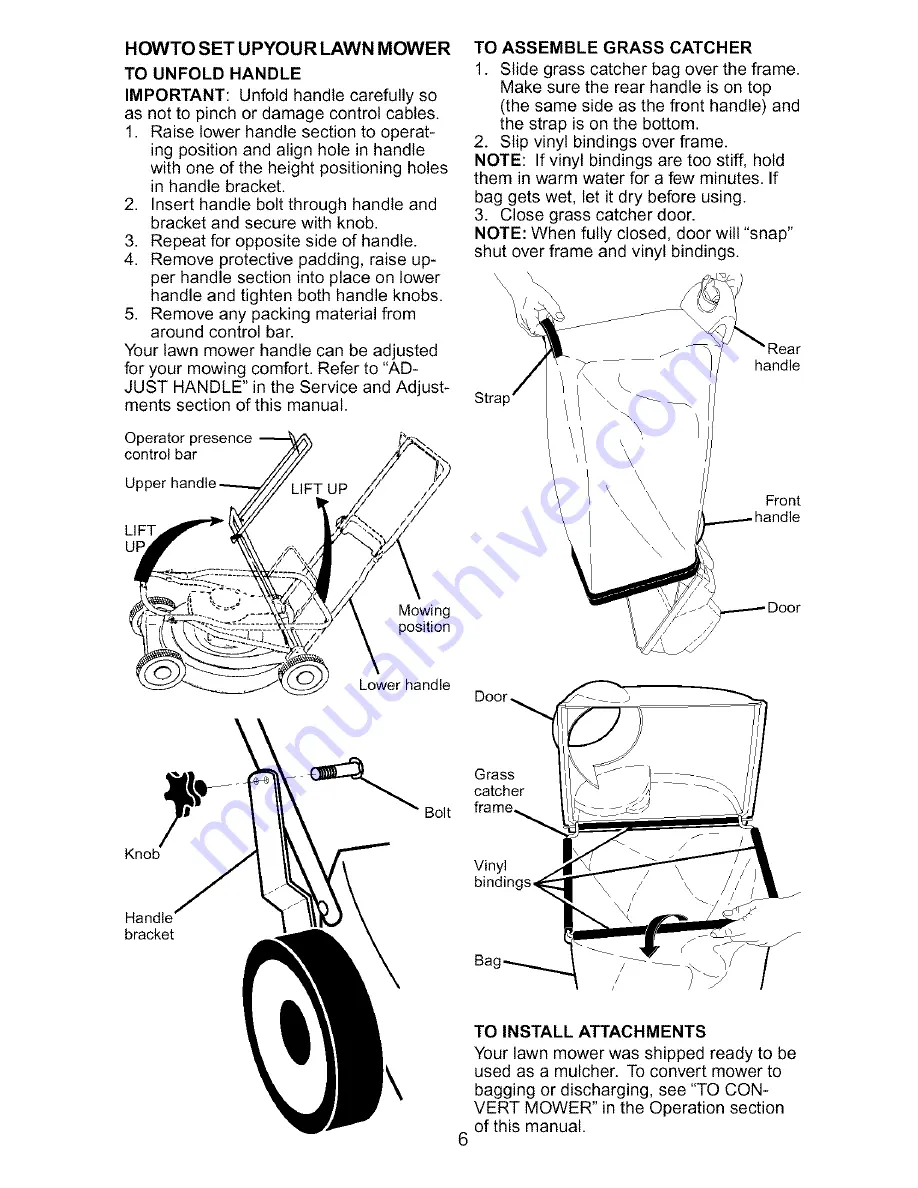 Craftsman 917.374803 Owner'S Manual Download Page 6