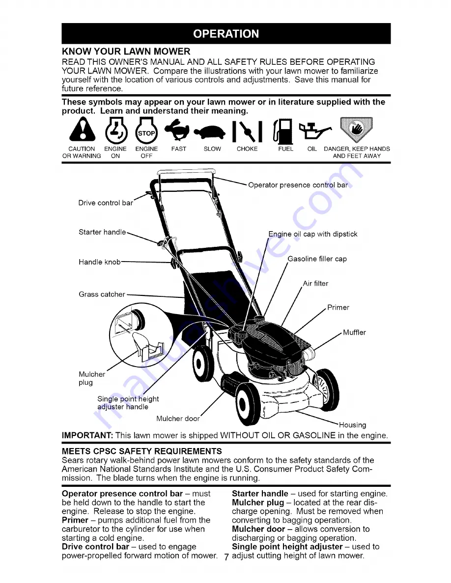 Craftsman 917.374821 Скачать руководство пользователя страница 7