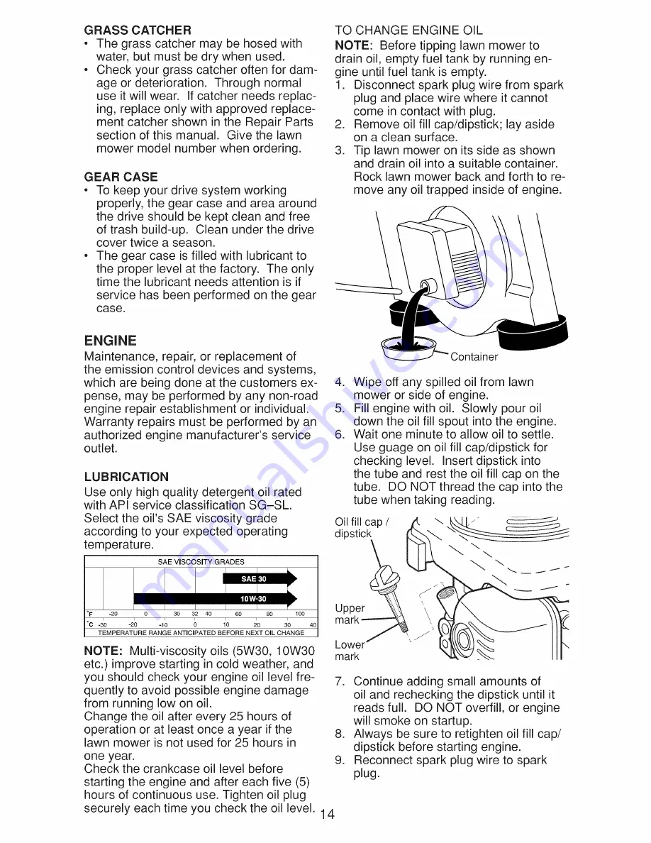 Craftsman 917.374910 Owner'S Manual Download Page 14