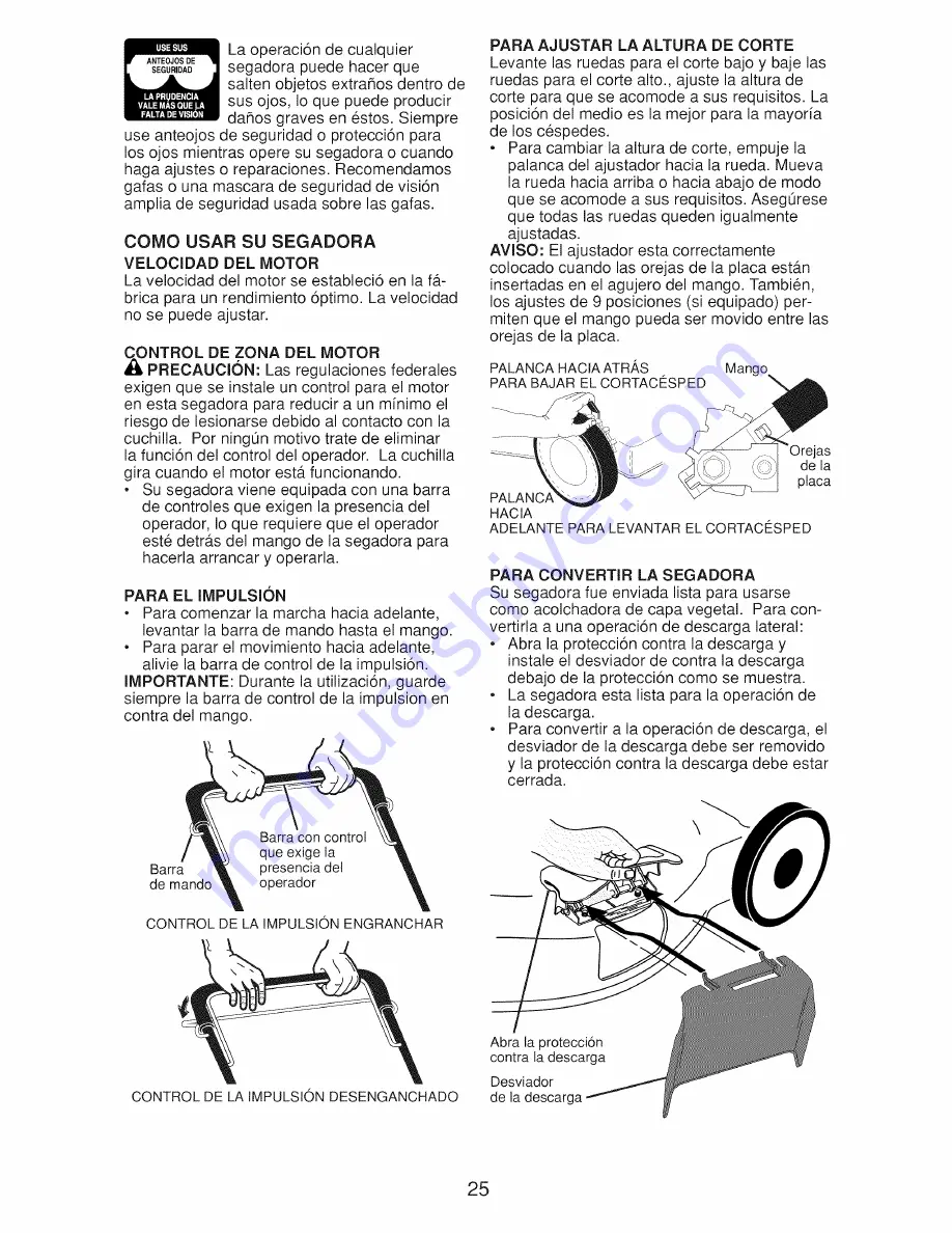 Craftsman 917.375020 Owner'S Manual Download Page 25