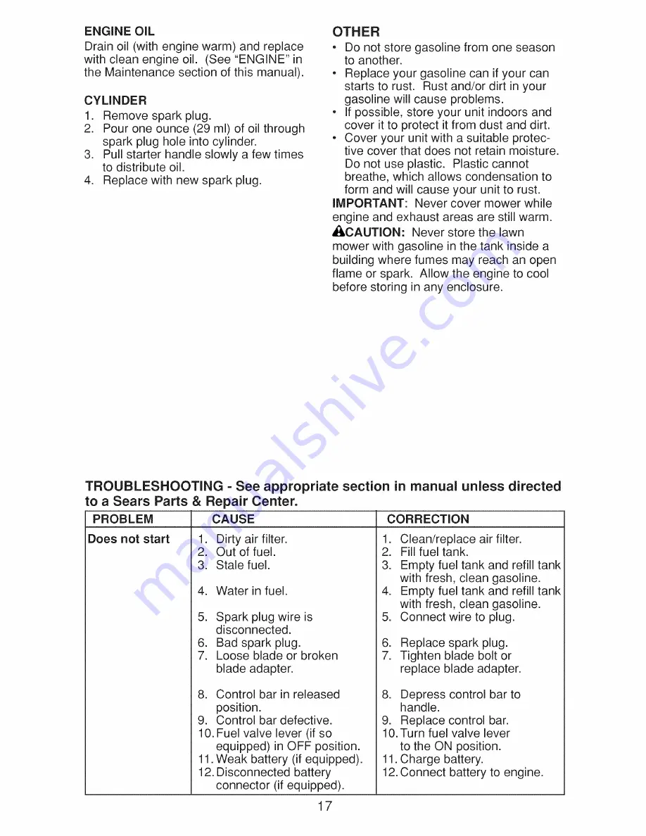 Craftsman 917.375020 Owner'S Manual Download Page 65