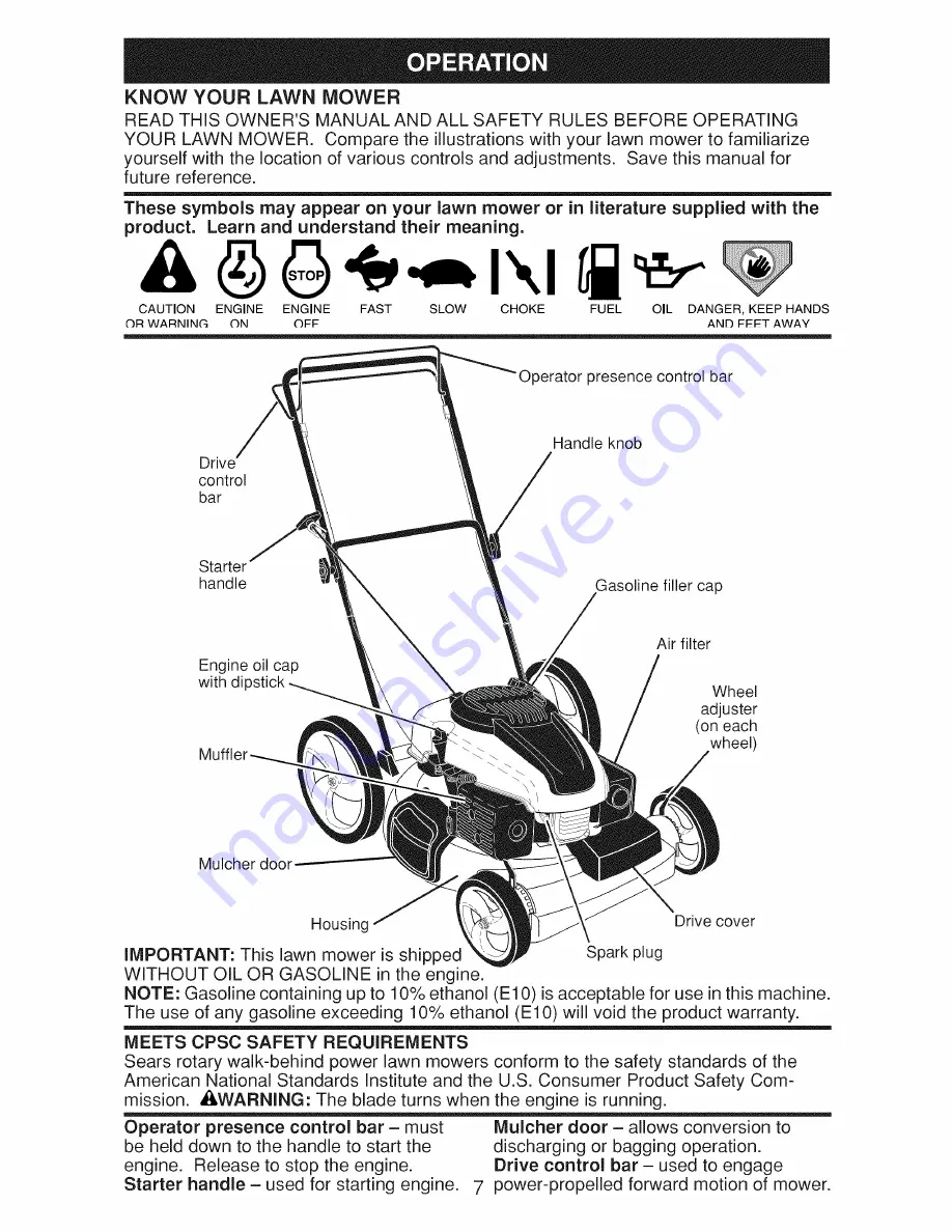 Craftsman 917.375021 Скачать руководство пользователя страница 7