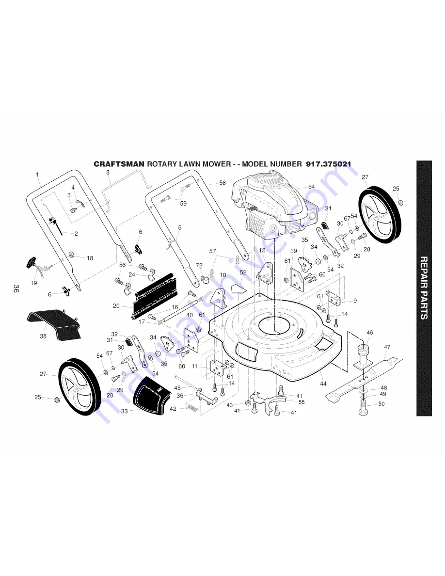 Craftsman 917.375021 Скачать руководство пользователя страница 36