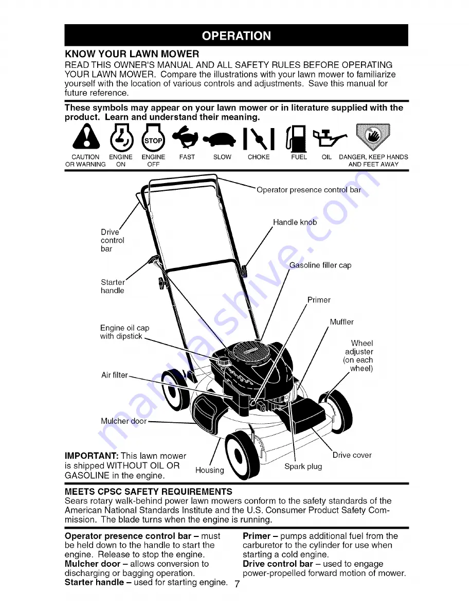 Craftsman 917.375502 Owner'S Manual Download Page 7