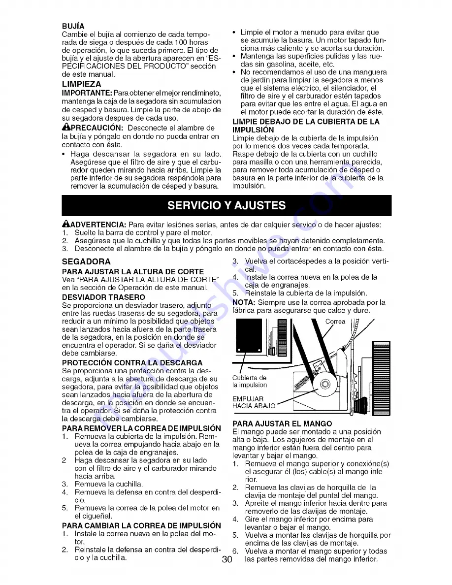 Craftsman 917.375502 Owner'S Manual Download Page 30