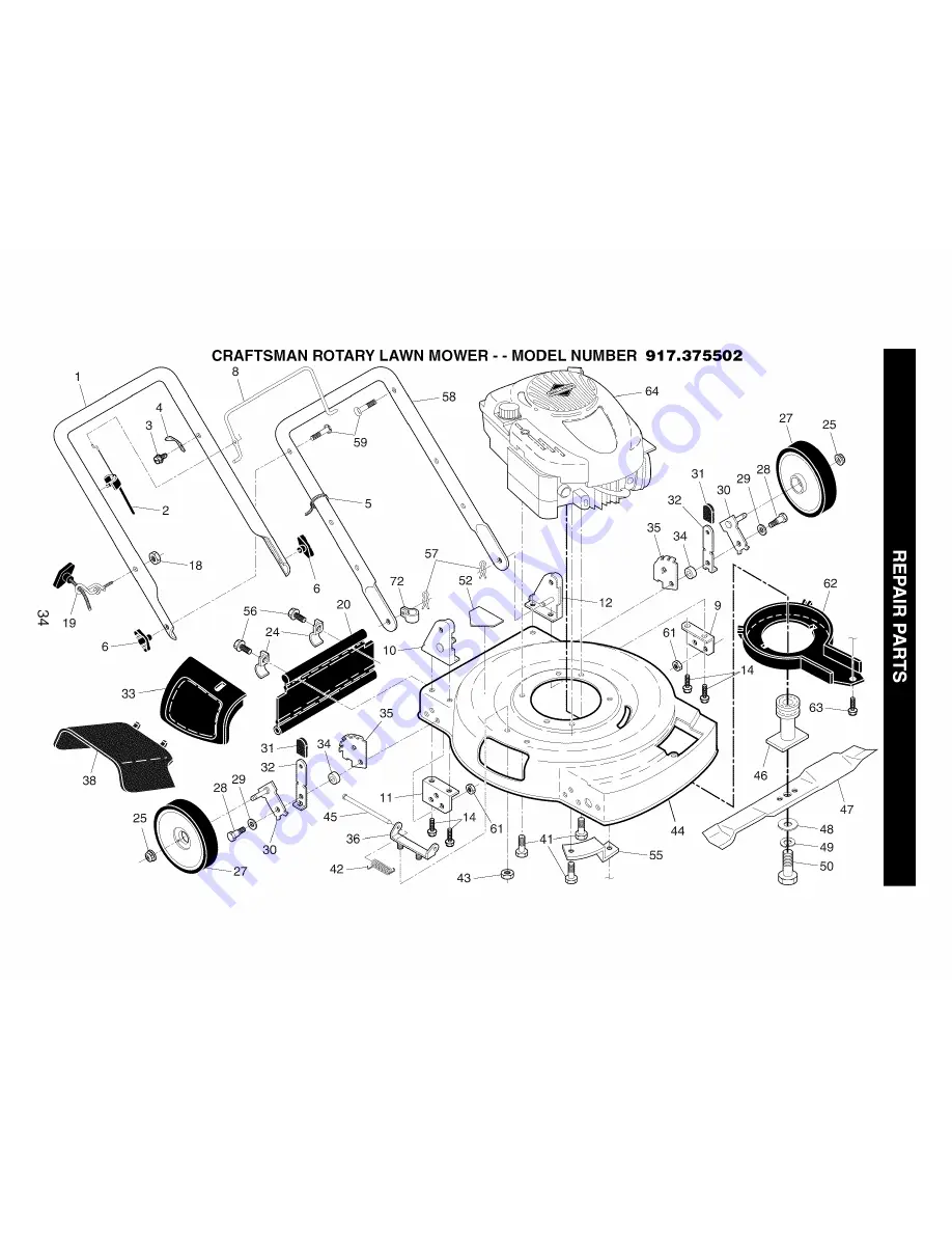 Craftsman 917.375502 Owner'S Manual Download Page 34